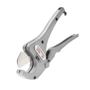 An example of a PVC ratcheting pipe cutter.